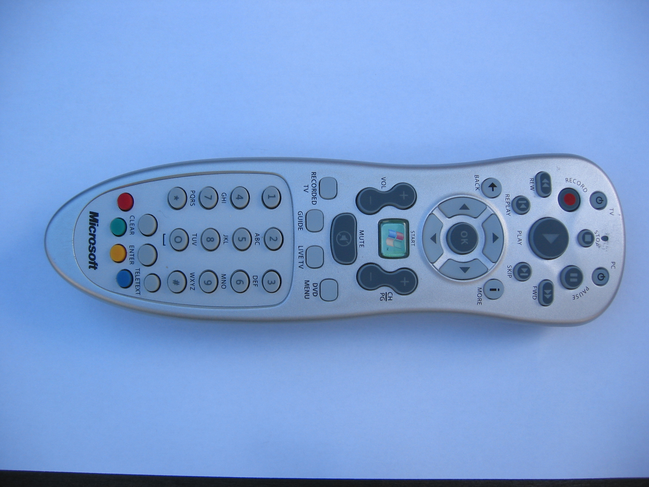 Microsoft Remote Control and Receiver 1.0A for Media Center PC with