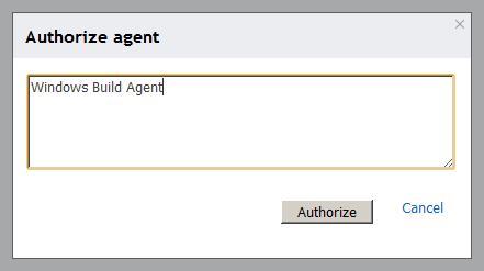 TeamCity v6.5.1 Build Agent - Authorise Agent.png